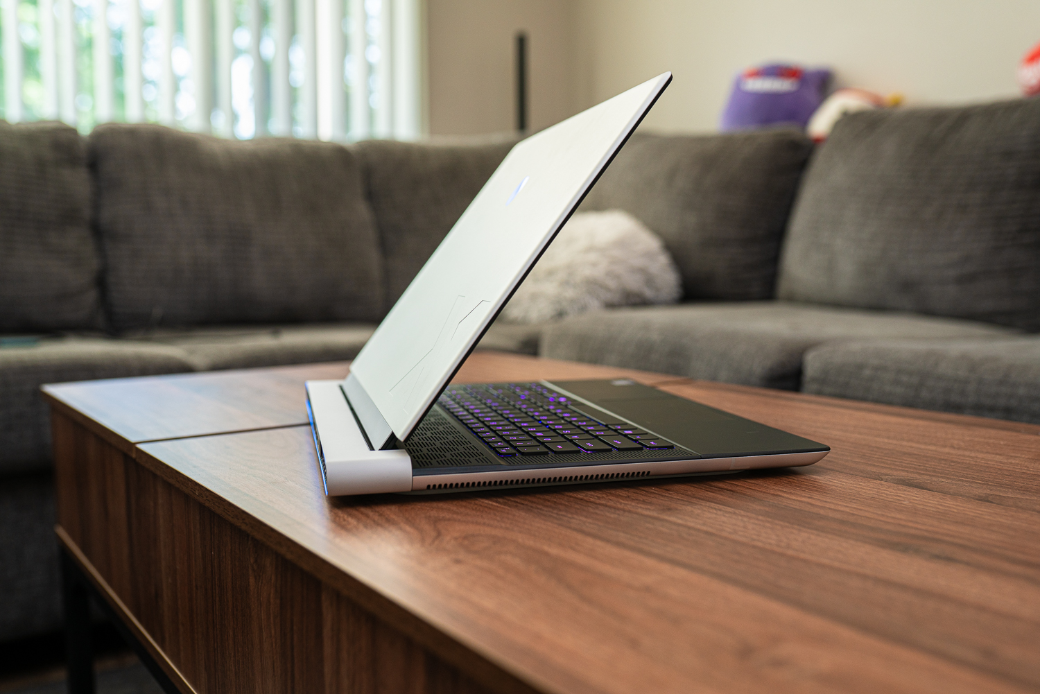 Alienware X16 on a table