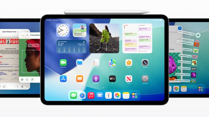 iPadOS 26 home screen on an iPad